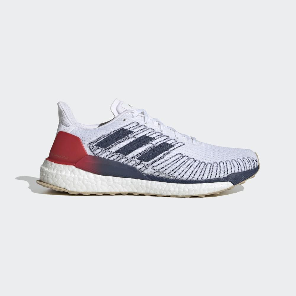 Bocanci Munte Adidas Solarboost 19 Barbati Romania - Albi/Indigo/Rosii Inchis EG2362